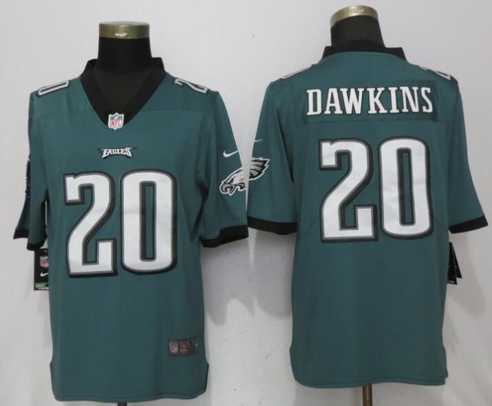 Men Philadelphia Eagles #20 Dawklns Green Nike Vapor Untouchable Limited NFL Jerseys->philadelphia eagles->NFL Jersey